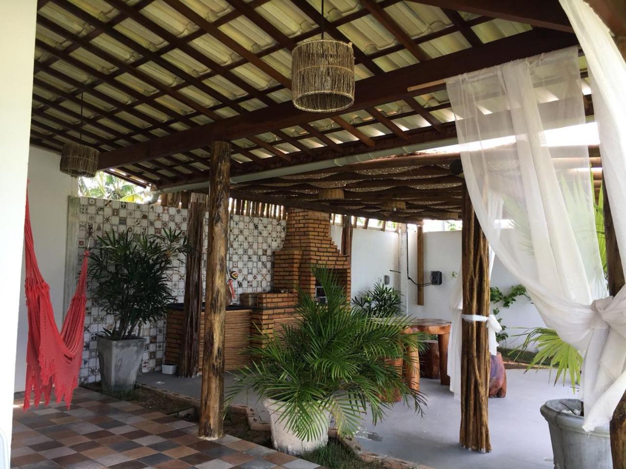 Casa Xie Com Piscina, Churrasqueira E Jardim Sao Miguel dos Milagres Exterior photo